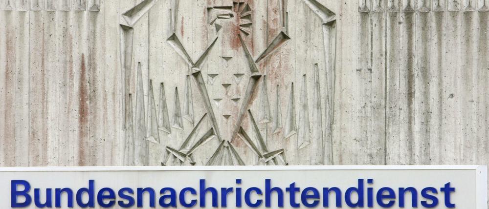 Eingang zum Bundesnachrichtendienst in Pullach, wo der Geheimdienst noch residiert.