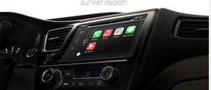 Apple Carplay liegt bei der Unterstützung durch die Automobilindustrie mit Android Auto gleichauf. Ferrari und Jaguar unterstützen das iOS-System.