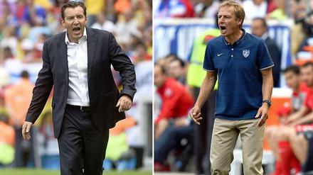 Marc Wilmots (l.) und Jürgen Klinsmann wollen ins WM-Viertelfinale.