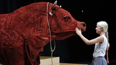 "Die rote Färse" am Berliner Konzerthaus.
