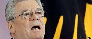 Bundespräsident Gauck.