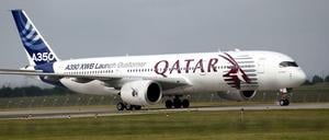 Der Neue: Qatar gehört zu den ersten Kunden des A350, der Ende des Jahre ausgeliefert werden soll.