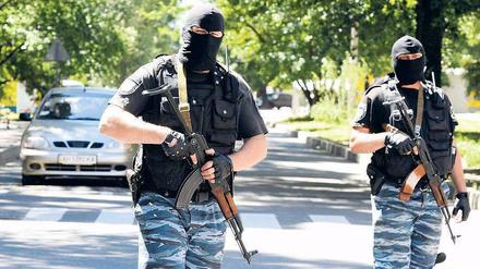 Kampfbereit: Im Osten der Ukraine gibt es wieder heftige Auseinandersetzungen zwischen prorussischen Separatisten und