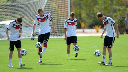 Ein eigenes Trainingslager haben sie bekommen, damit sie sich an das Klima gewöhnen können