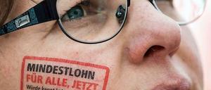 Gewerkschaftsmeinung auf der Haut.