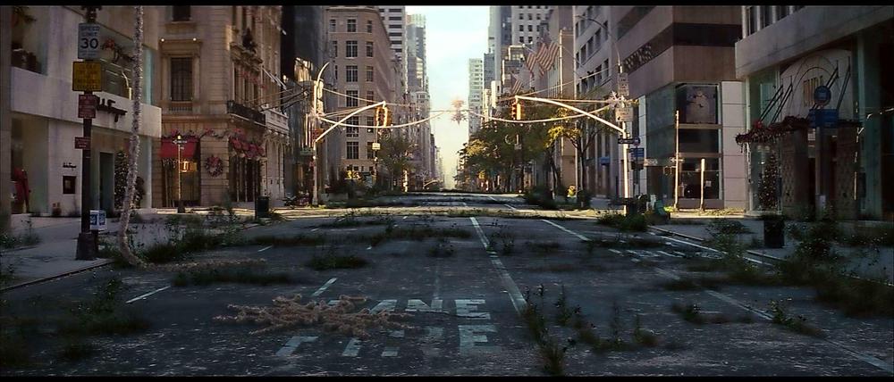 Szenenbild aus dem Hollywoodfilm "I am legend".