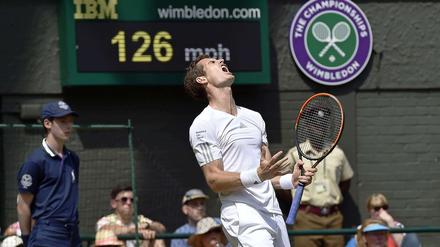 Der Frust muss raus. Andy Murray fand gegen Grigor Dimitrow nie zu seinem Spiel.