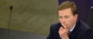 Bernd Lucke im Europaparlament.