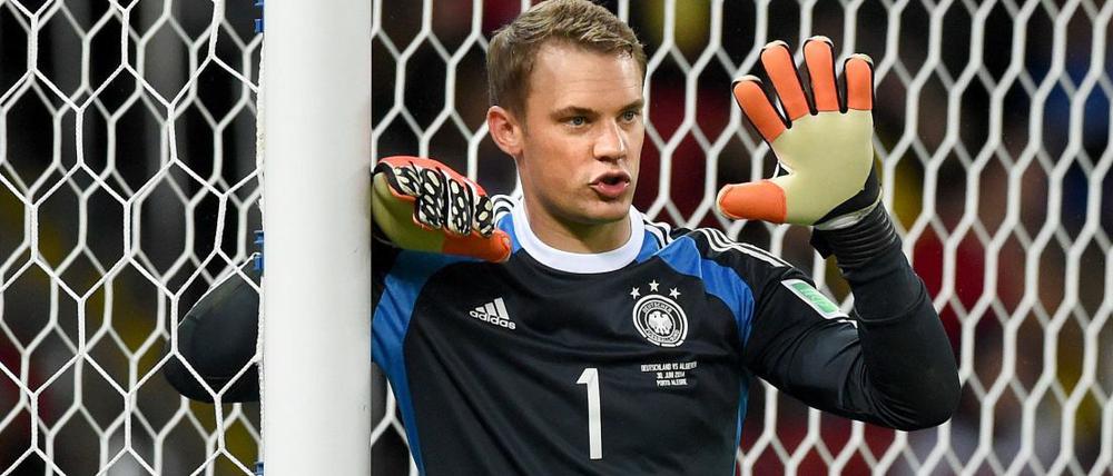Noch fünf Mal schlafen bis zum WM-Finale. Manuel Neuer, 28 Jahre, 50 Länderspiele, kann es kaum erwarten.