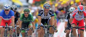 Marcel Kittel holte sich am Dienstag nach der Rückkehr aus England bereits seinen dritten Tagessieg auf der vierten Etappe der 101. Tour de France.