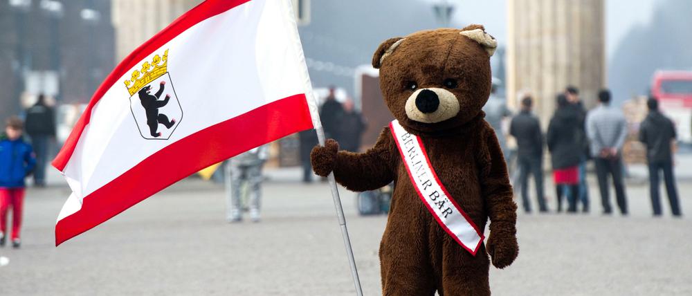 Der Nehmer-Bär. Die Zuflüsse nach Berlin aus anderen Bundesländern sind umstritten. 