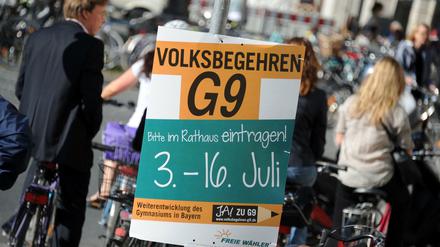 Plakat der G8-Gegner in München