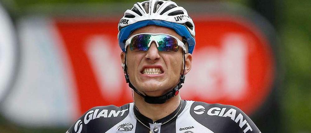 Sprintkönig Kittel bei seinem Sieg auf der dritten Etappe in London. 