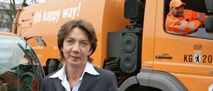 Immer schön sauber bleiben. Vera Gäde-Butzlaff ist Vorstandsvorsitzende der BSR und damit Chefin von mehr als 5300 Mitarbeitern.
