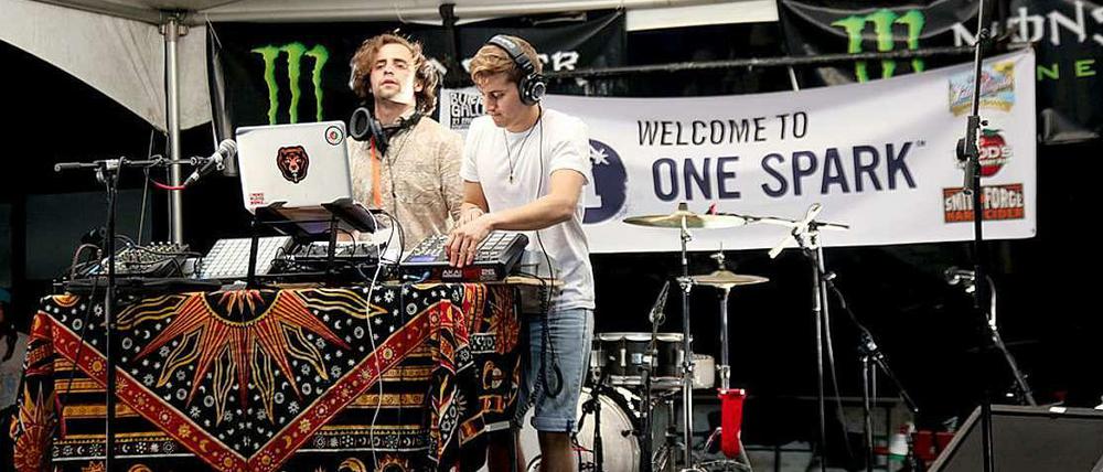 Festival in Jacksonville im April.