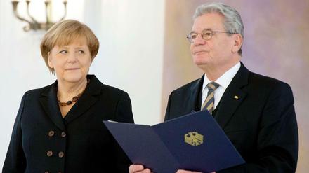 Angela Merkel und Joachim Gauck werden sich das Finalspiel am Sonntag anschauen.