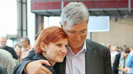 Sie halten zusammen. Linke-Parteichefs Katja Kipping, Bernd Riexinger