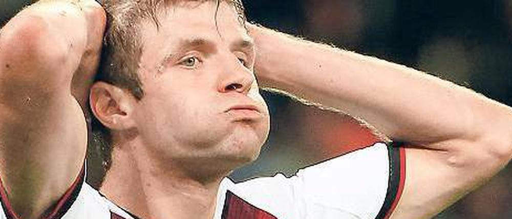 Und Gott hatte nicht geholfen. Thomas Müllers emotionale Leere nach der bitteren Finalniederlage.