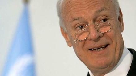 Der Diplomat Staffan de Mistura soll im Syrien-Konflikt vermitteln.