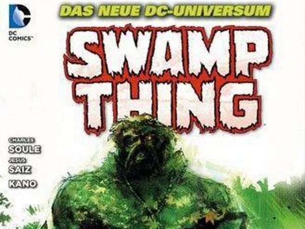 Nicht nur der Daumen ist grün. Das Cover von Soules erstem "Swamp Thing"- Sammelband.