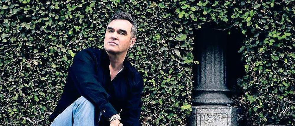 Für den Weltfrieden und den Tierschutz, gegen Machismo und Langeweile. Der britische Sänger Morrissey, 55. Foto: Travis Shinn/Universal