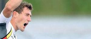 Vom Druck befreit. Der deutsche Canadier Sebastian Brendel.