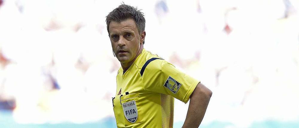 Nicola Rizzoli pfeift das WM-Finale am Sonntag.