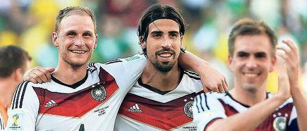 Im Finale. Die deutsche Mannschaft hat erstmals seit 2002 wieder ein WM-Finale erreicht. Aus gutem Grund.