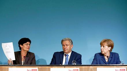 Lieberknecht, Wowereit, Merkel.