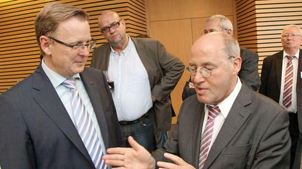 Bodo Ramelow und Gregor Gysi