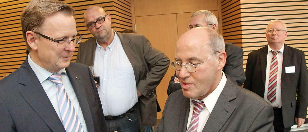 Bodo Ramelow und Gregor Gysi