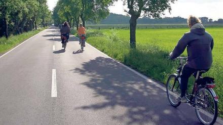 Schön hier. Und es soll noch schöner werden zwischen Havelstadt und Havelberg. Es soll auch ein neuer Buga-Radweg bis 2015 entstehen.