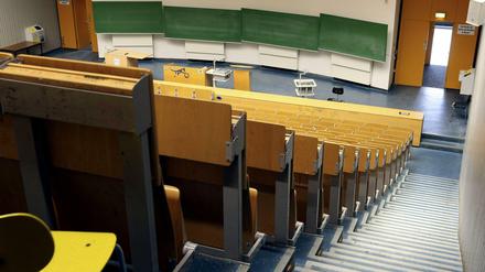 Hörsaal an einer deutschen Universität.