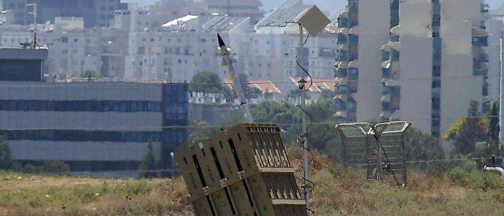 Das Abwehrsystem vor Tel Aviv.