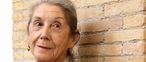 Sie wollte nicht ins Exil, kämpfte im Südafrika der Apartheid gegen den Rassismus. Nadine Gordimer auf einem Foto aus dem Jahr 2006.