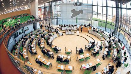Der Landtag in Dresden.
