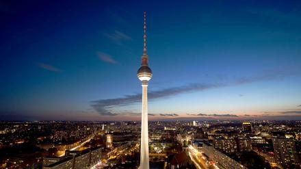 Nacht über dem Alexanderplatz