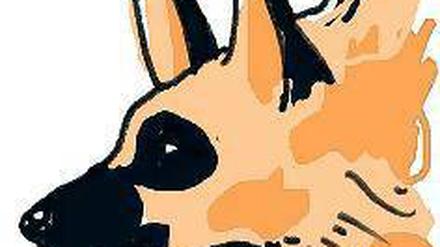 Der Erdwolf.