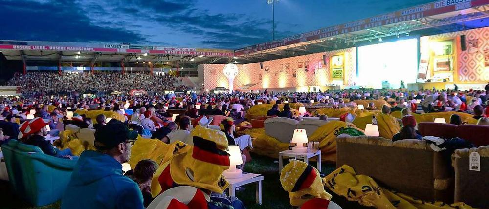 Ein Riesenerfolg: Das WM-Wohnzimmer an der Alten Försterei.