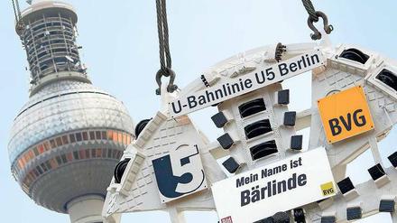Tunnelbohrer Bärlinde hat sich vom Marx-Engels-Forum bis zum Brandenburger Tor gefräst – und soll für die U5 noch weiterackern.