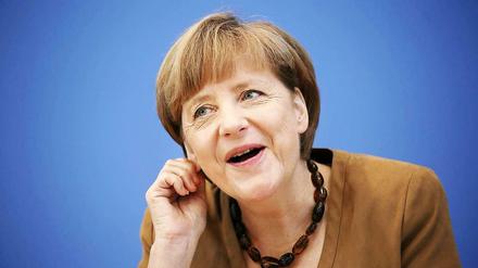 Gute Umfragewerte für Angela Merkel.