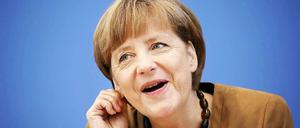 Gute Umfragewerte für Angela Merkel.