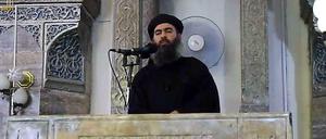 Der Anführer des "Islamischen Staates" (IS) Abu Bakr al Baghdadi.