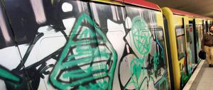 Graffiti an der Berliner S-Bahn.