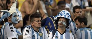Argentiniens Maracanco? Enttäuschte Fans nach dem verlorenen WM-Finale im legendären Stadion von Rio de Janeiro.