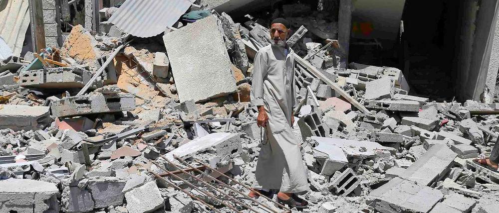 Trümmer im Gazastreifen.