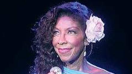 Natalie Cole bei ihrem Berliner Konzert.