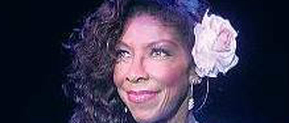 Natalie Cole bei ihrem Berliner Konzert.