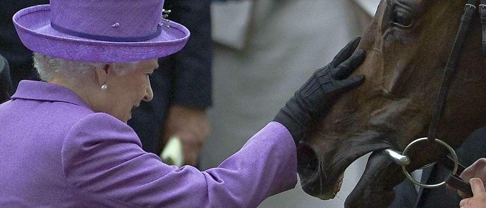 Die Queen und ihr Rennpferd Estimate, dessen Dopingtest positiv war.