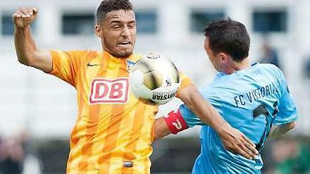 Zunächst ging es neulich für Hertha im Testspiel gegen den FC Viktoria.